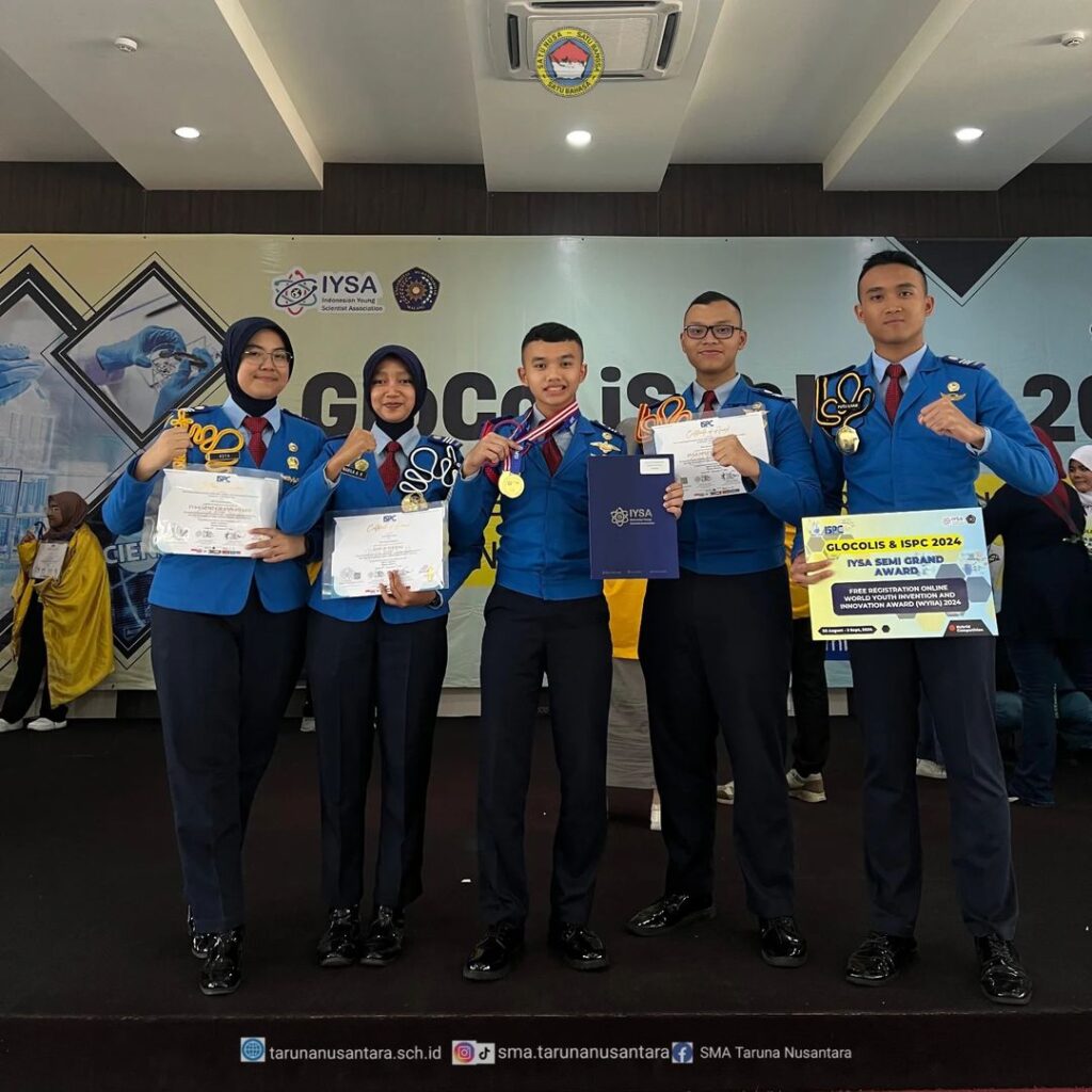 SMA Taruna Nusantara Raih Medali Emas di International Science Project Competition (ISPC)