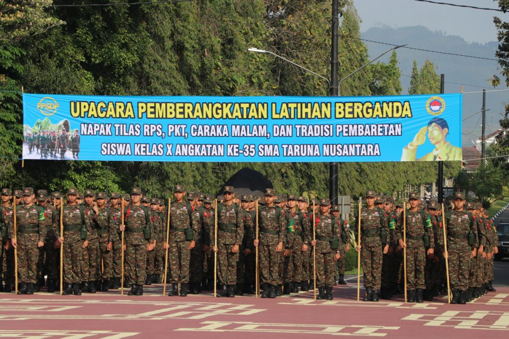 PEMBERANGKATAN LATIHAN BERGANDA TN 35