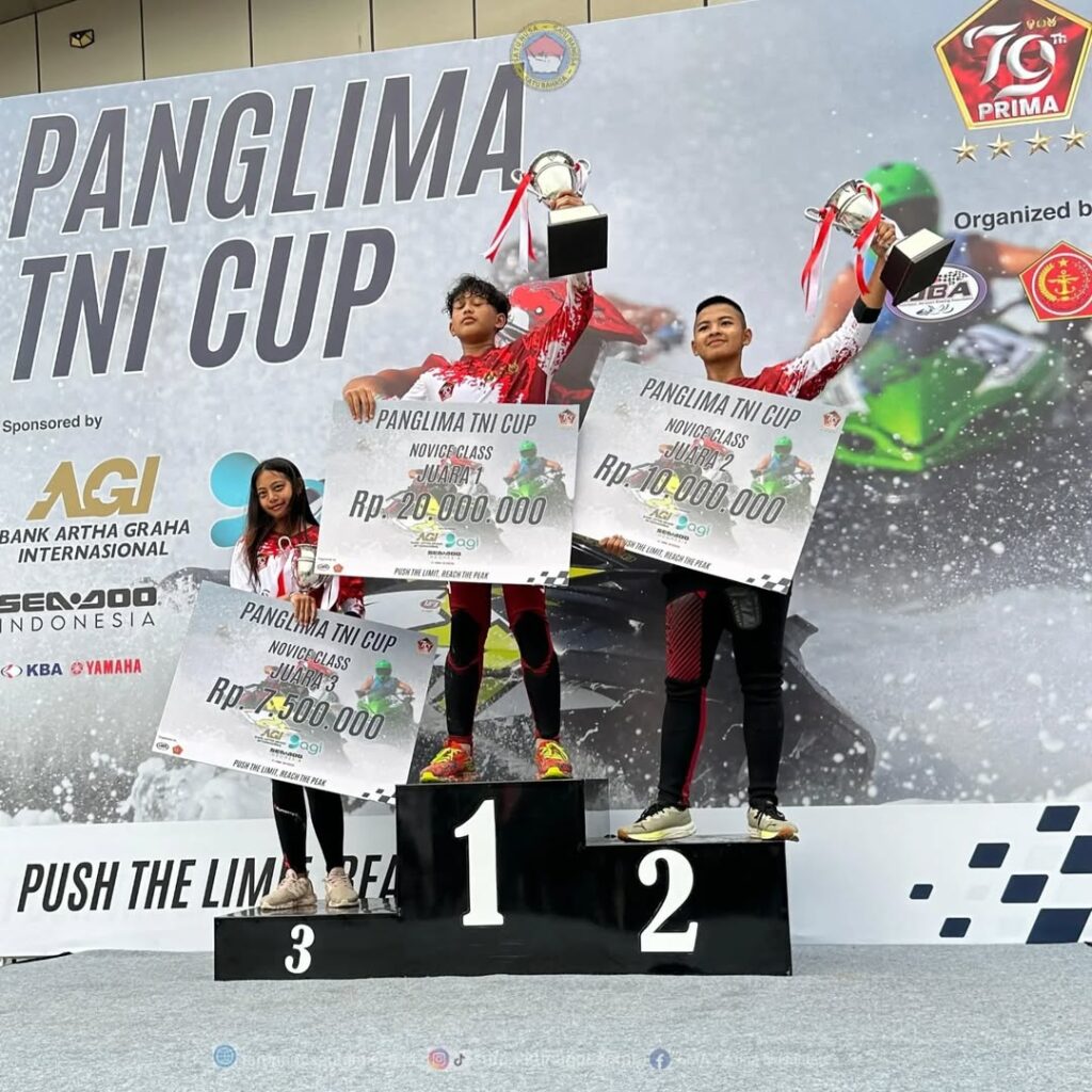 Aftara Ghozy Ivanov Siswa SMA Taruna Nusantara Raih Juara 2 dalam Lomba Jetski Panglima TNI Cup 2024